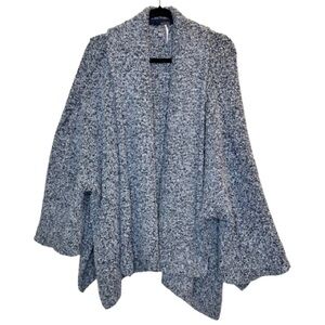 Free People Women’s Fuzzy BFF Gray Cardigan Sweater Oversized Size M